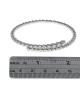 A. Link Diamond Flexible Bypass Wrap Bracelet